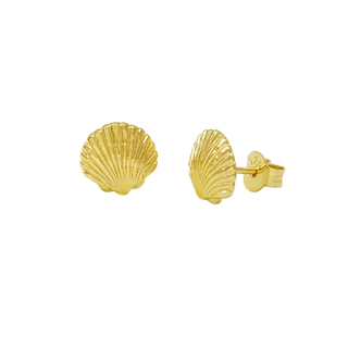 Sandshell Studs Gold