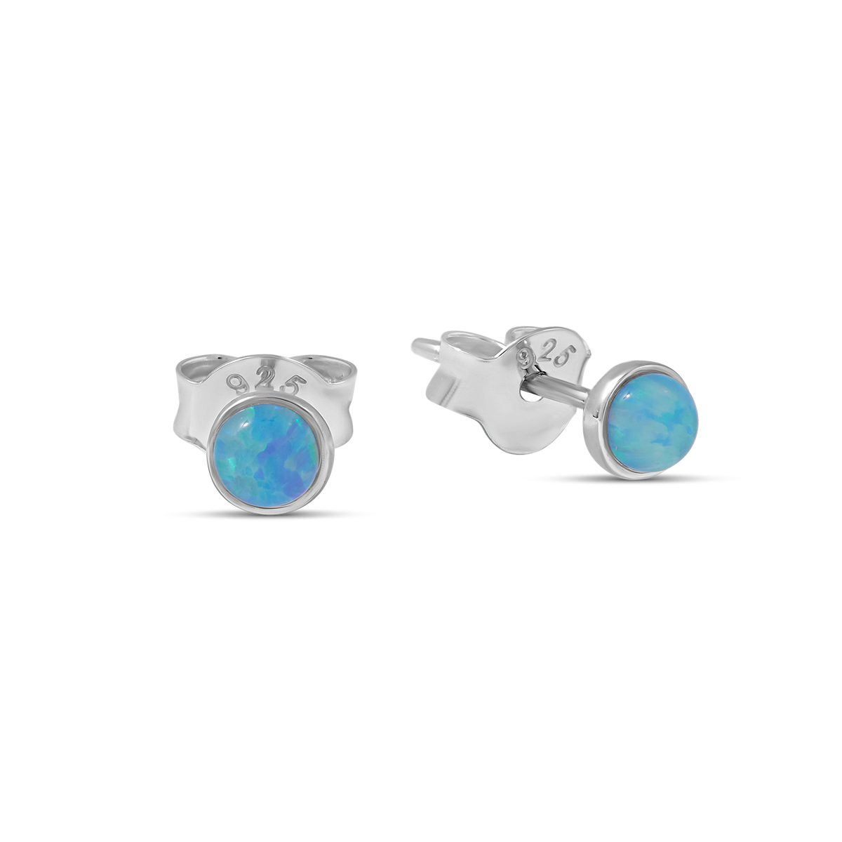 Orb Azure Opal Studs