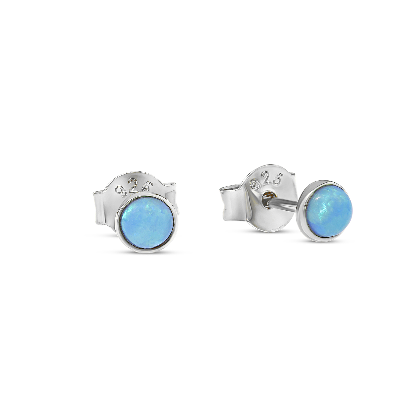 Orb Azure Opal Studs