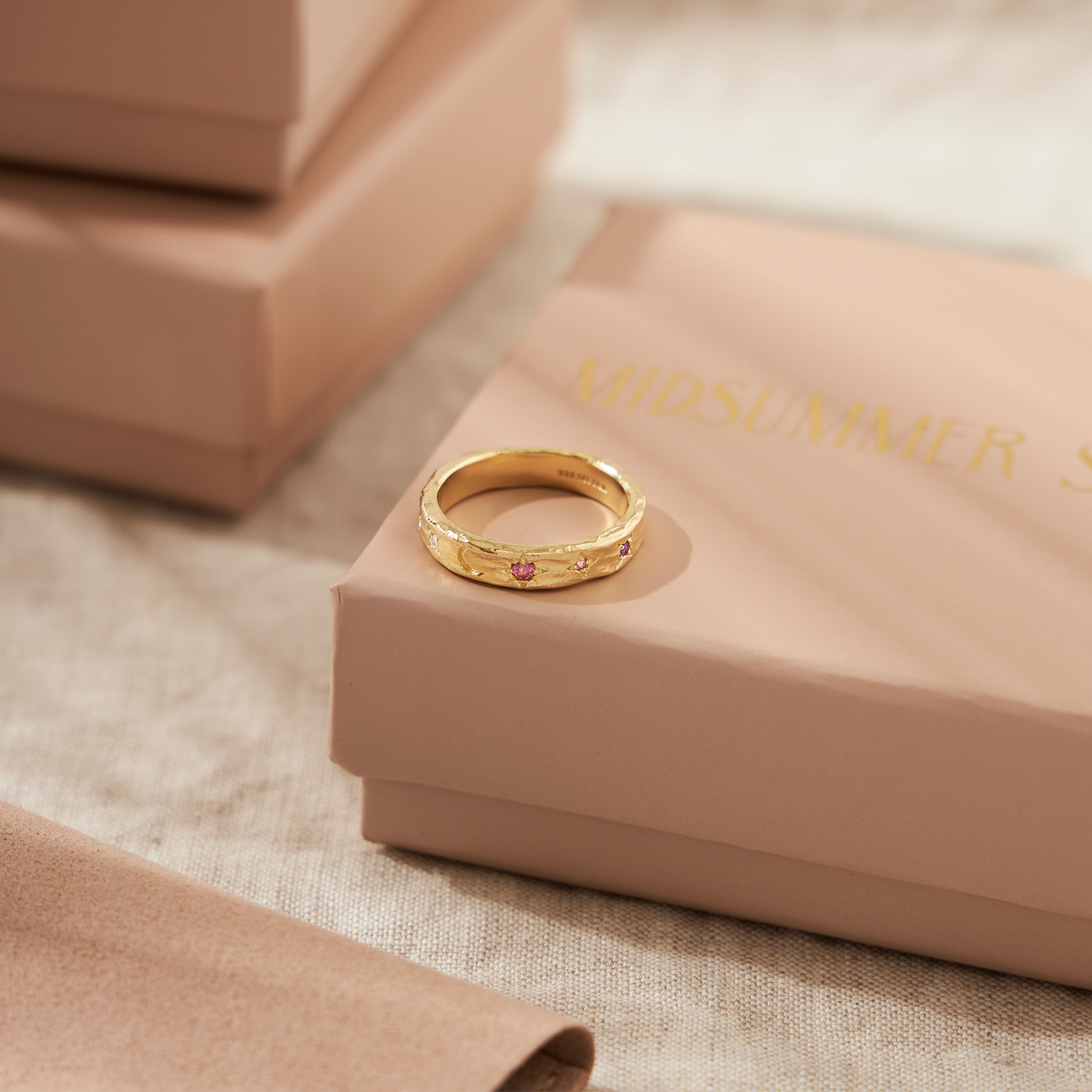 Cosmic Harmony Ring Gold