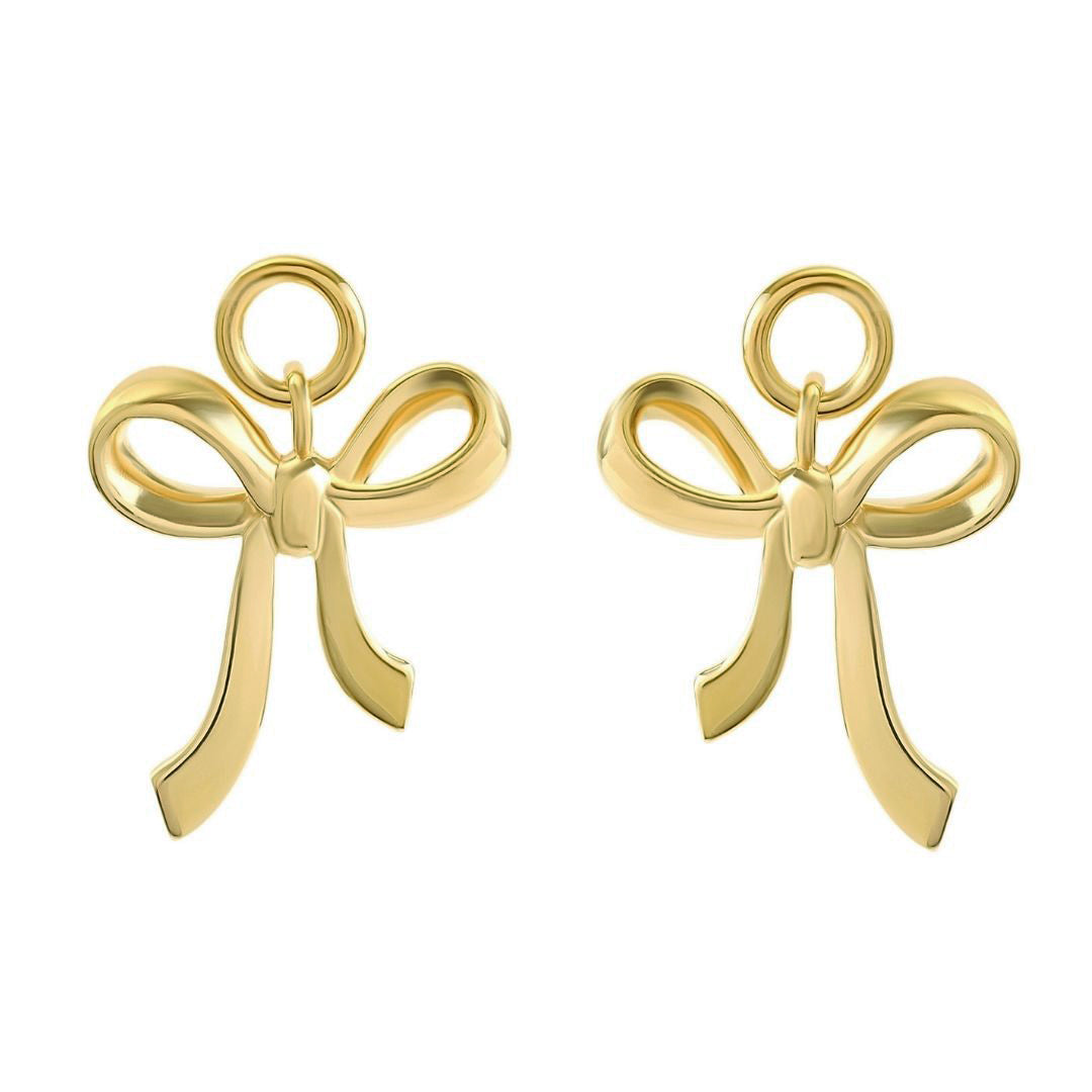 Bow Ear Charms Gold