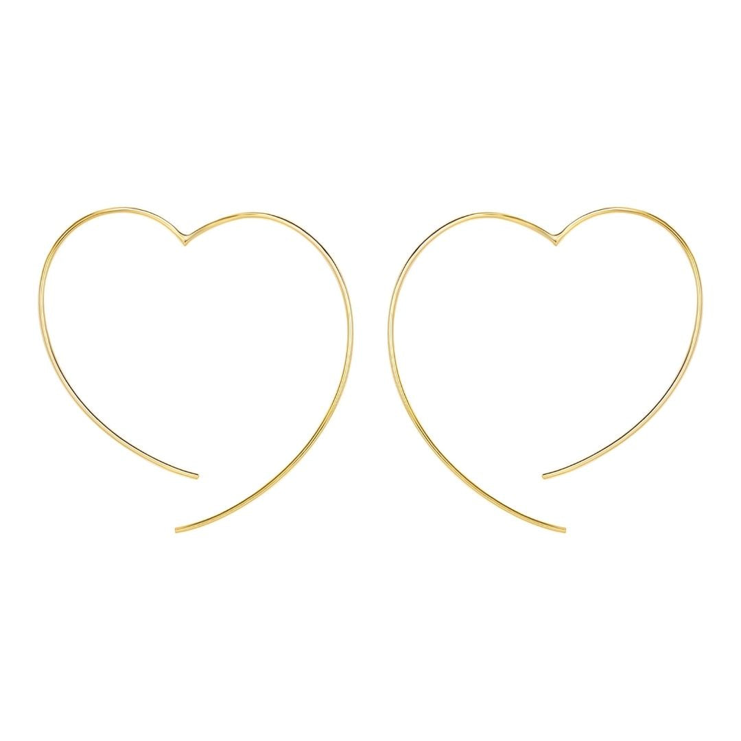 Heart Hoops Gold