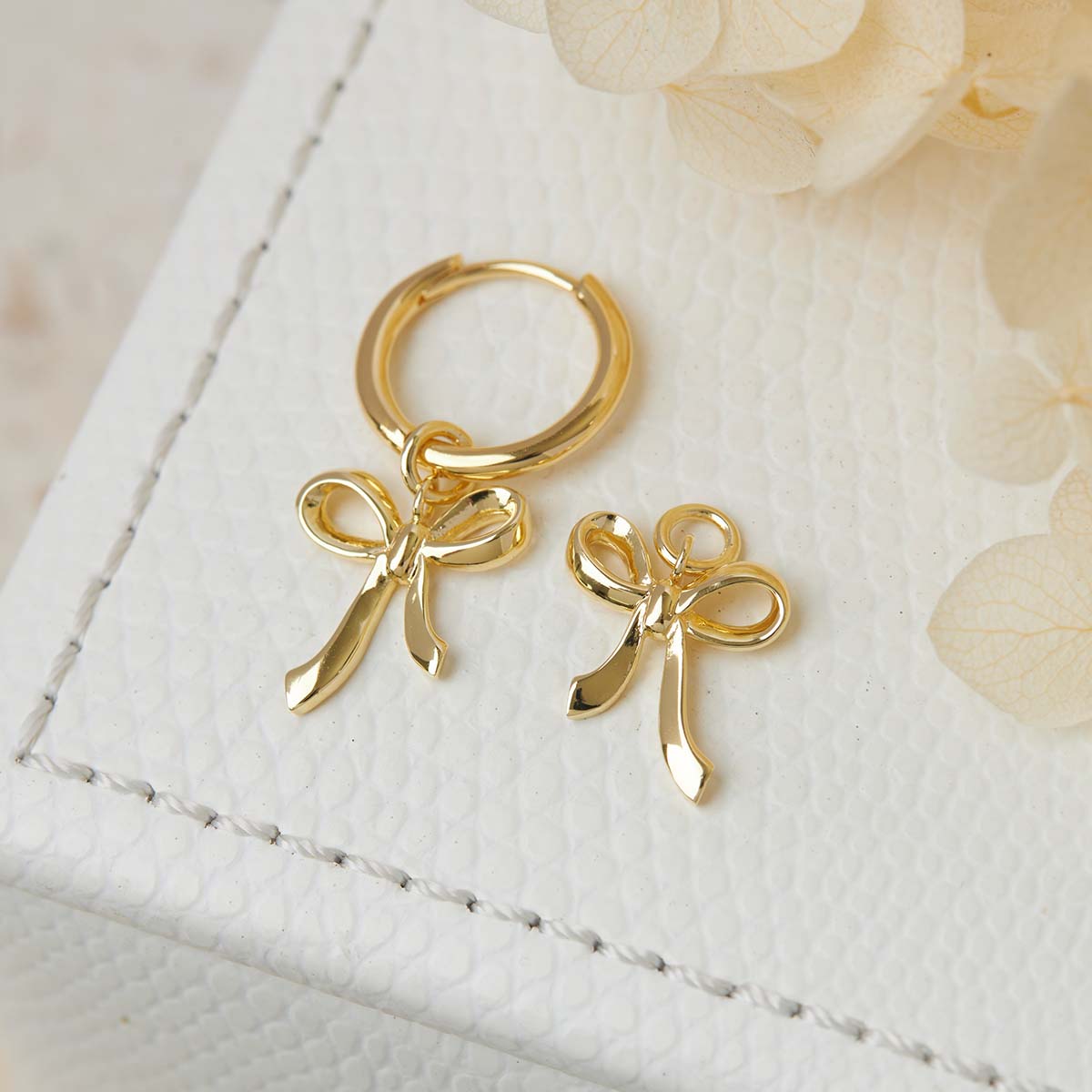Bow Ear Charms Gold