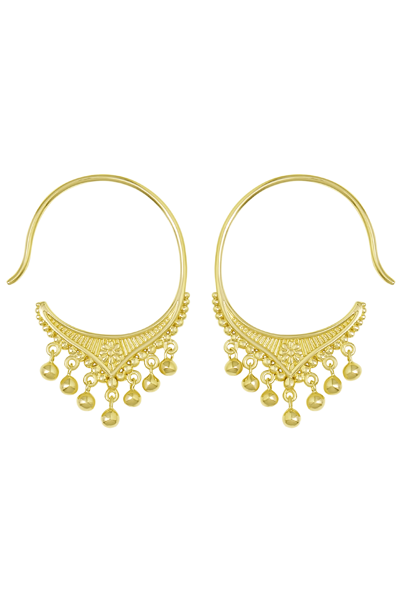 Kerala Hoops Gold