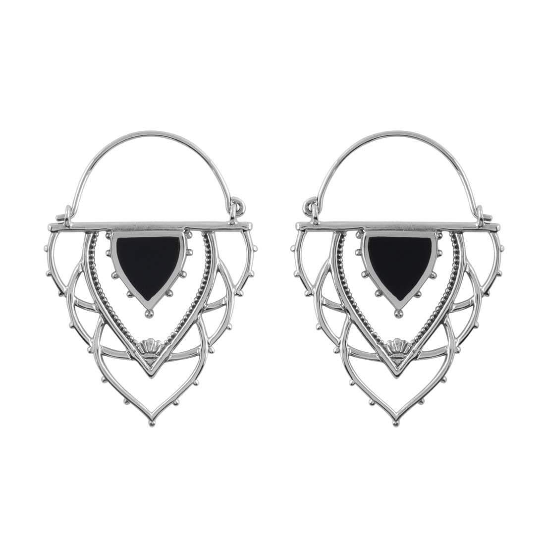 Midsummer Star Earrings Ancient Archways Onyx Hoops