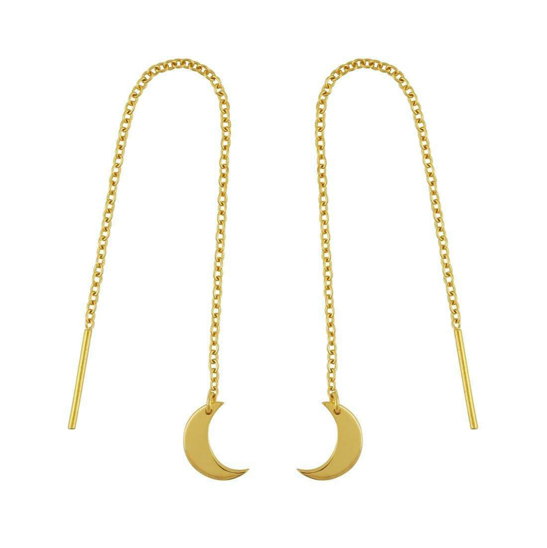 Moon Crescent Threaders Gold