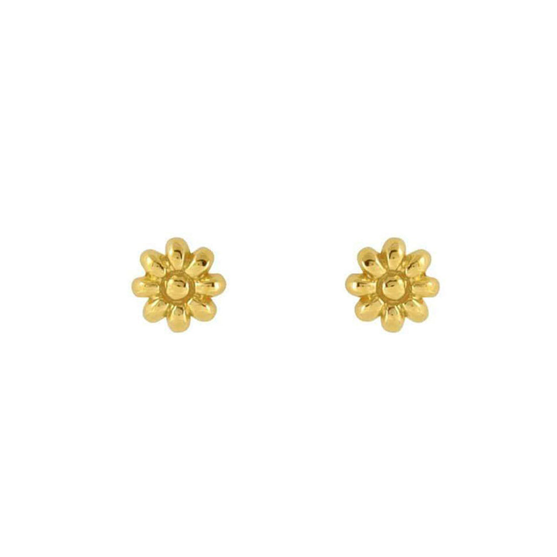Wild Flower Studs Gold