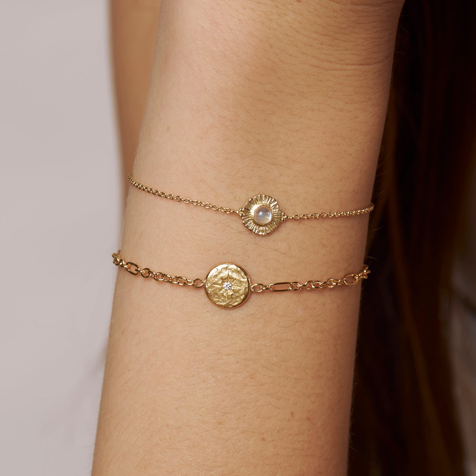 Veya Moonstone Bracelet Gold