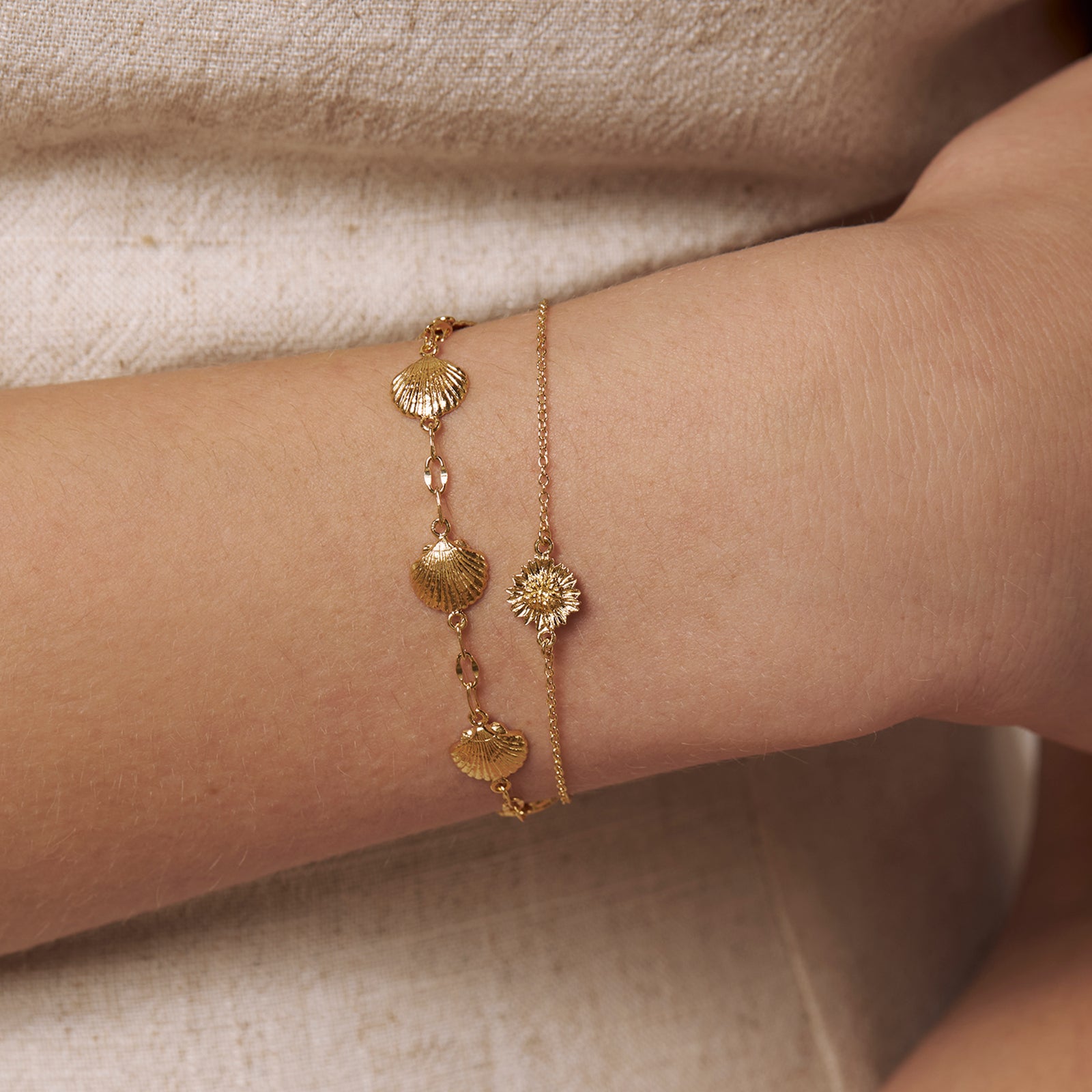 Wild Sunflower Bracelet Gold