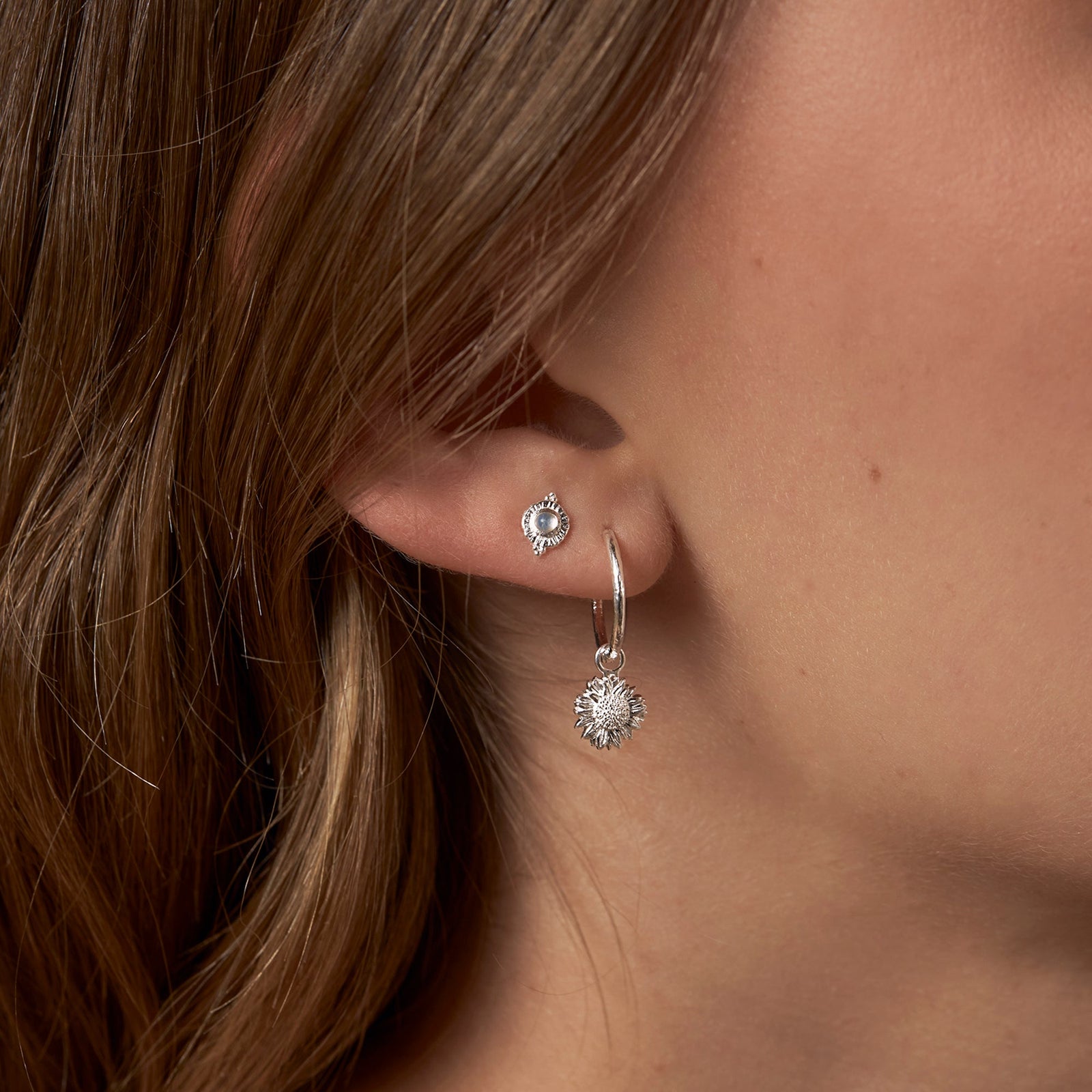 Veya Moonstone Studs