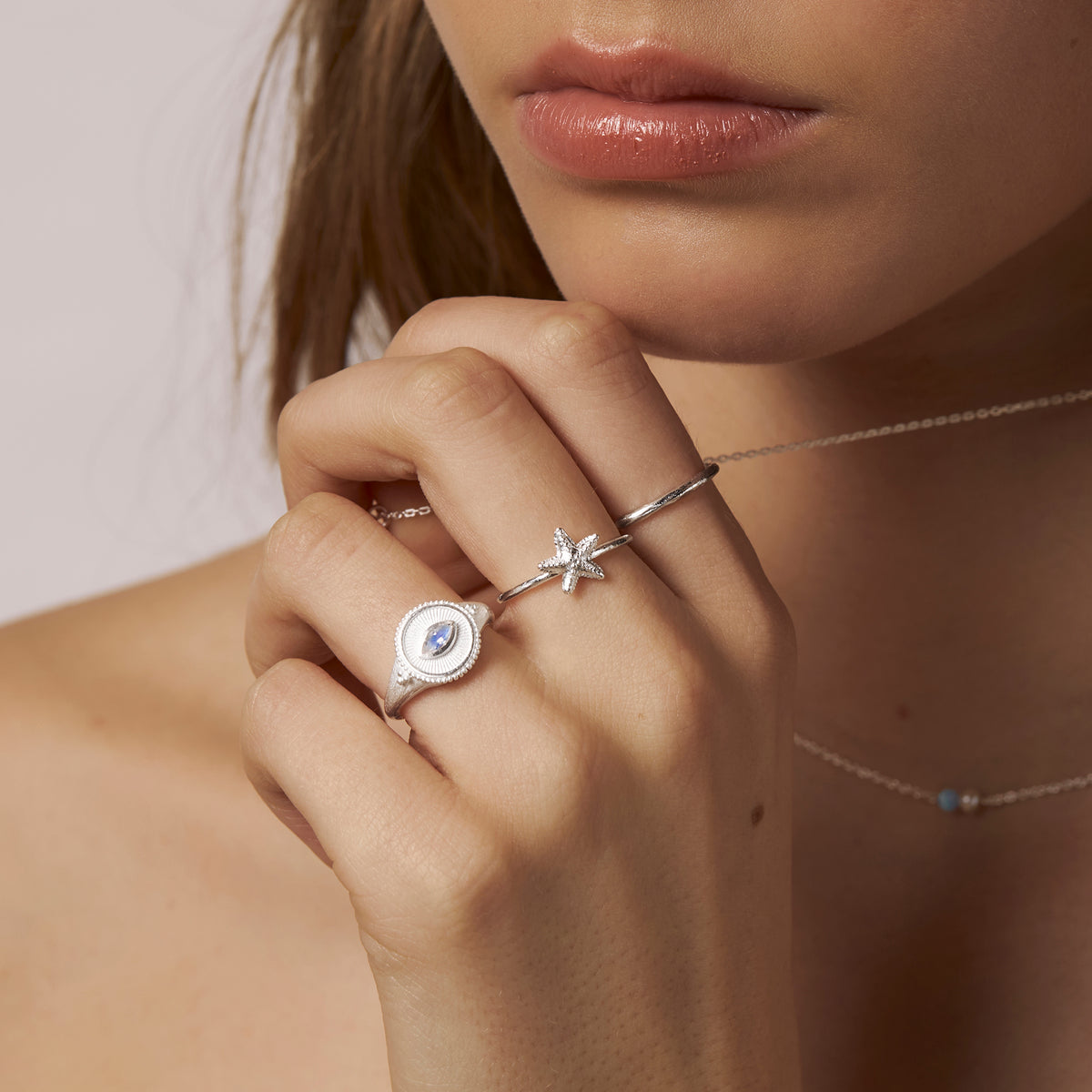 Soul Seer Moonstone Ring
