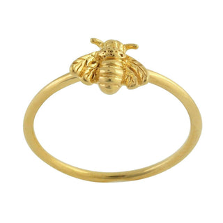 Bee Pollination Gold Ring - 7