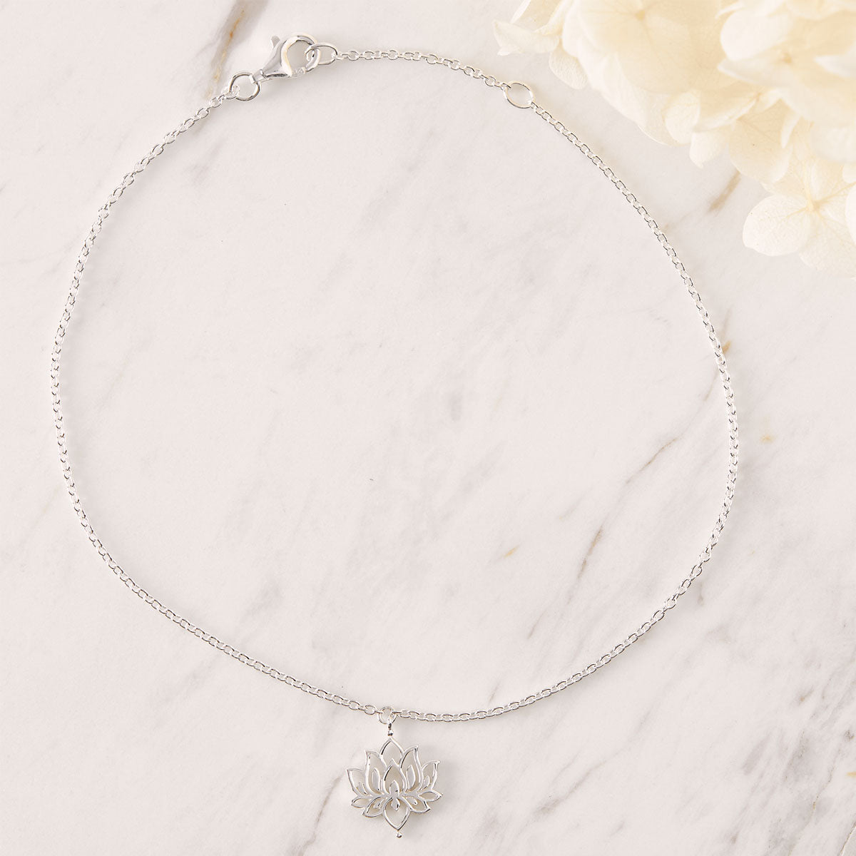 White Lotus Anklet