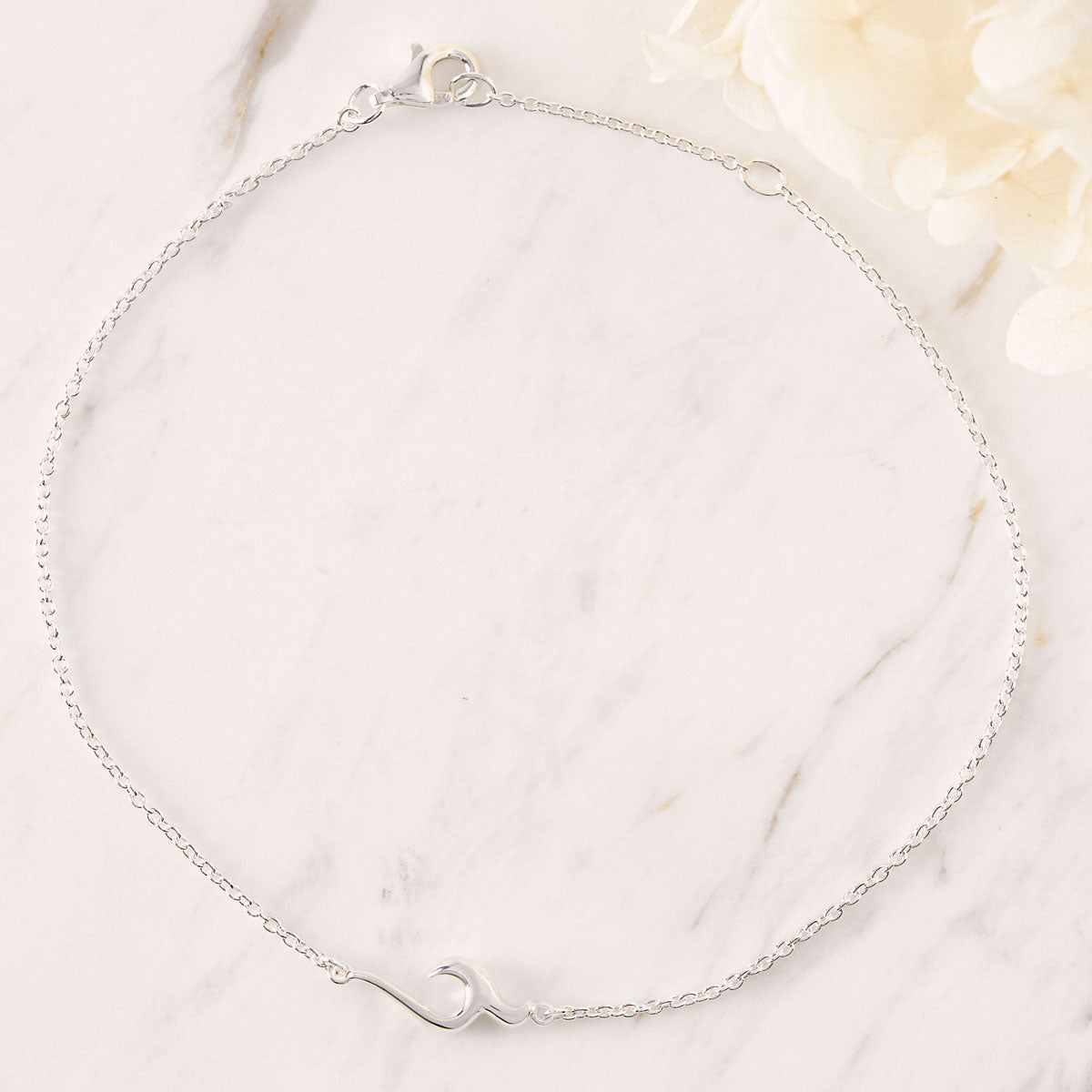 Dainty Wave Anklet