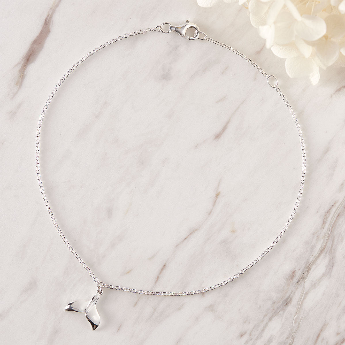 Avalon Whale Tail Anklet