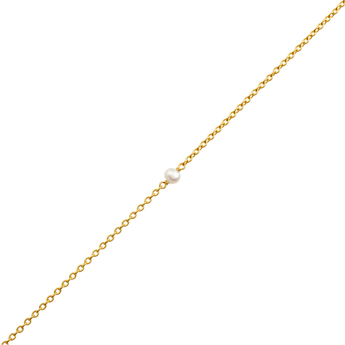 Dainty Pearl Bracelet Gold