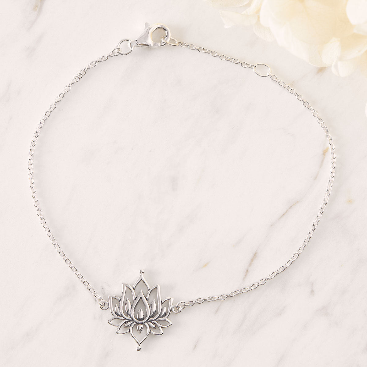 White Lotus Bracelet