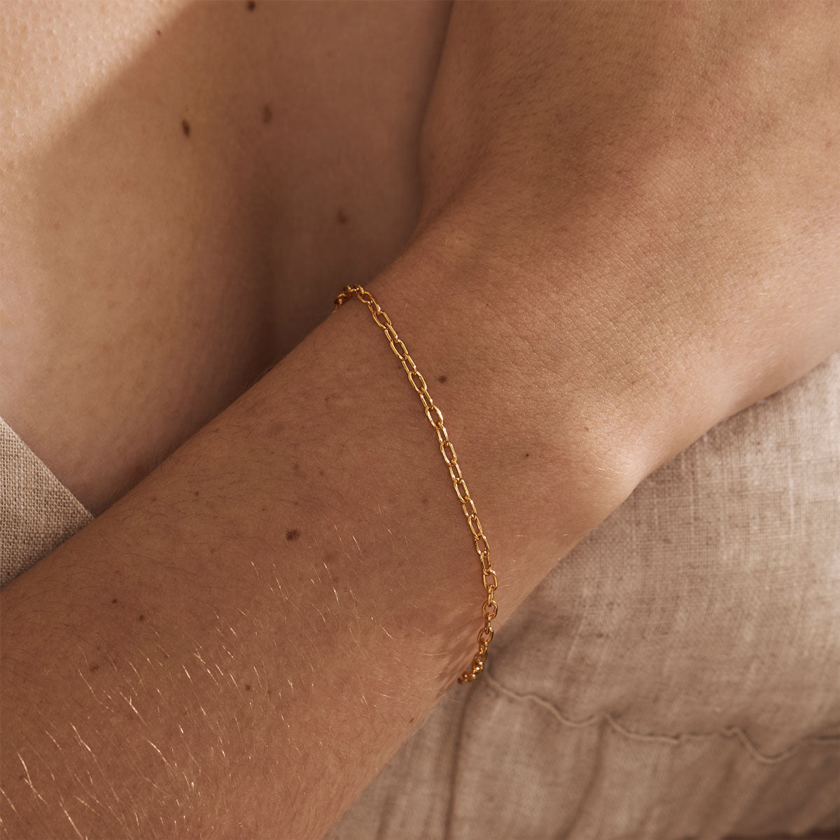Paperclip Bracelet Gold