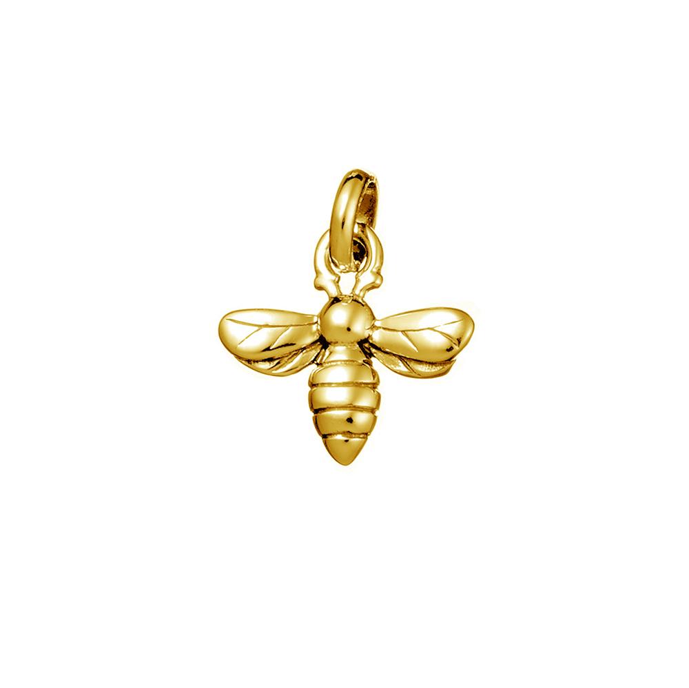 Meant to Bee Neck Gold Charm