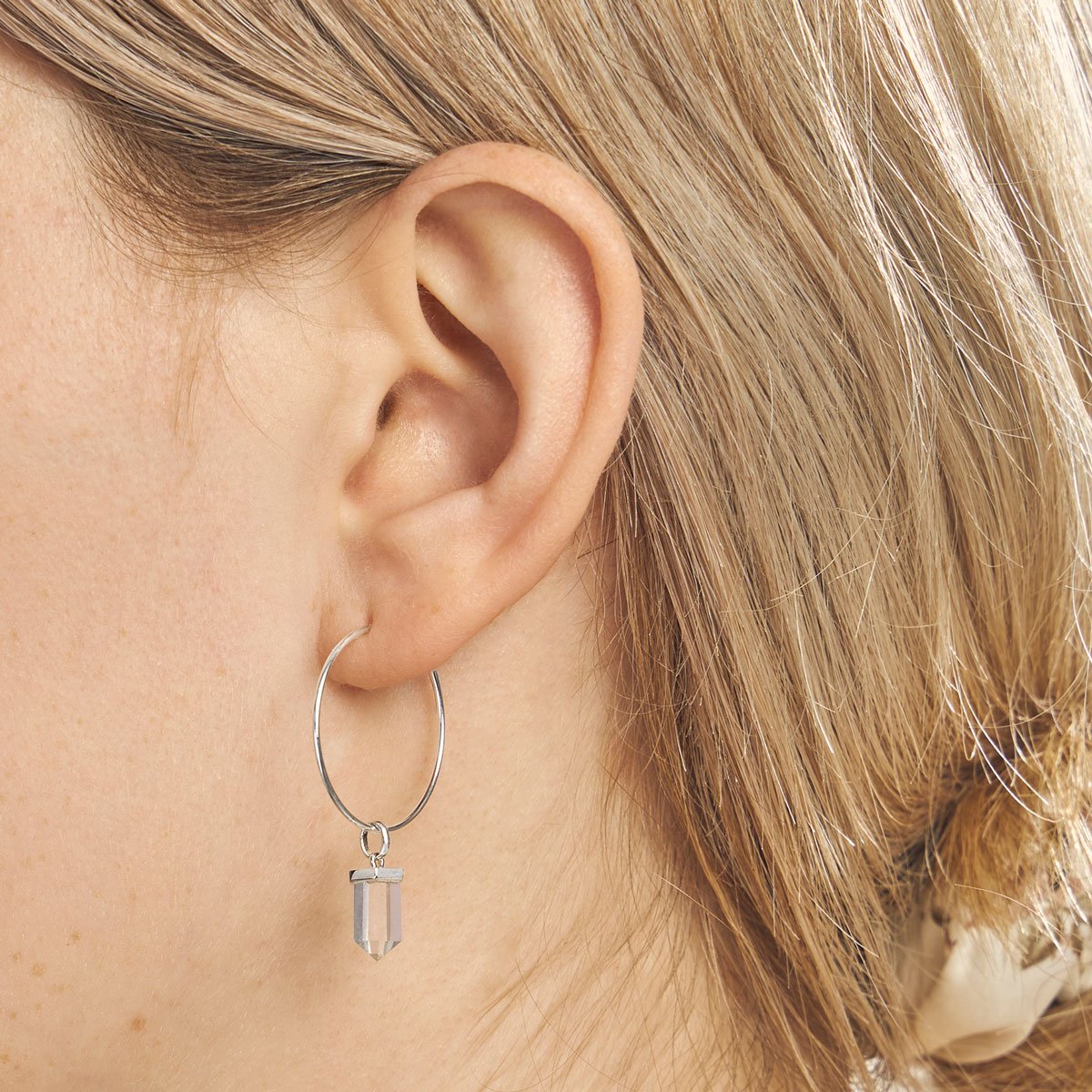 Dainty Drop Crystal Charm