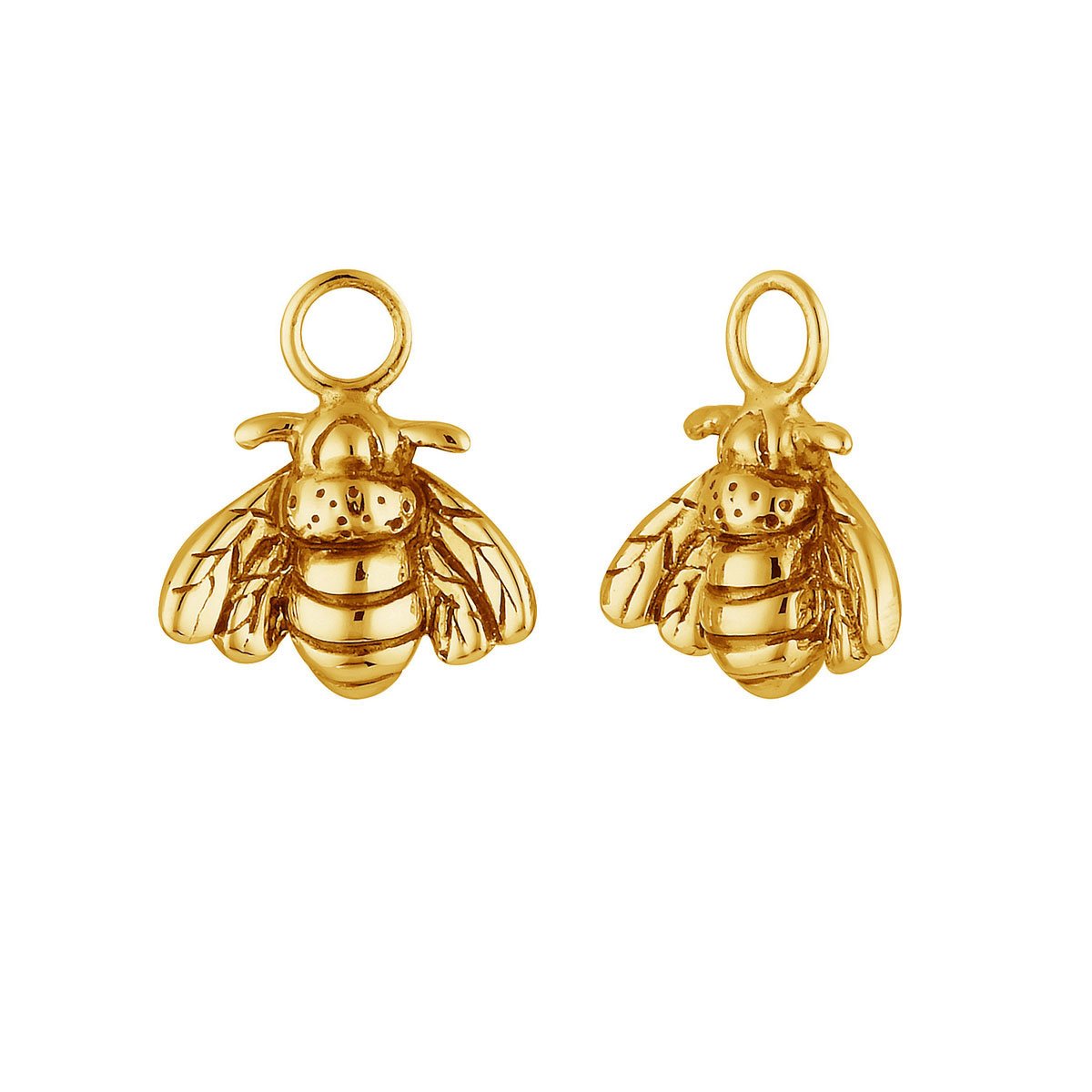 Bee Pollination Gold Ear Charms