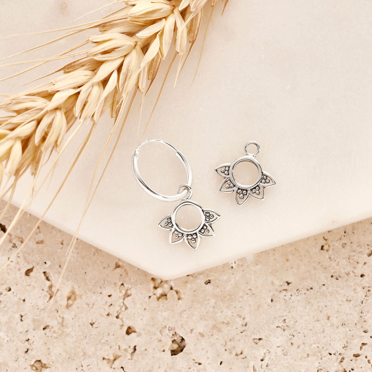 Rising Sun Ear Charms