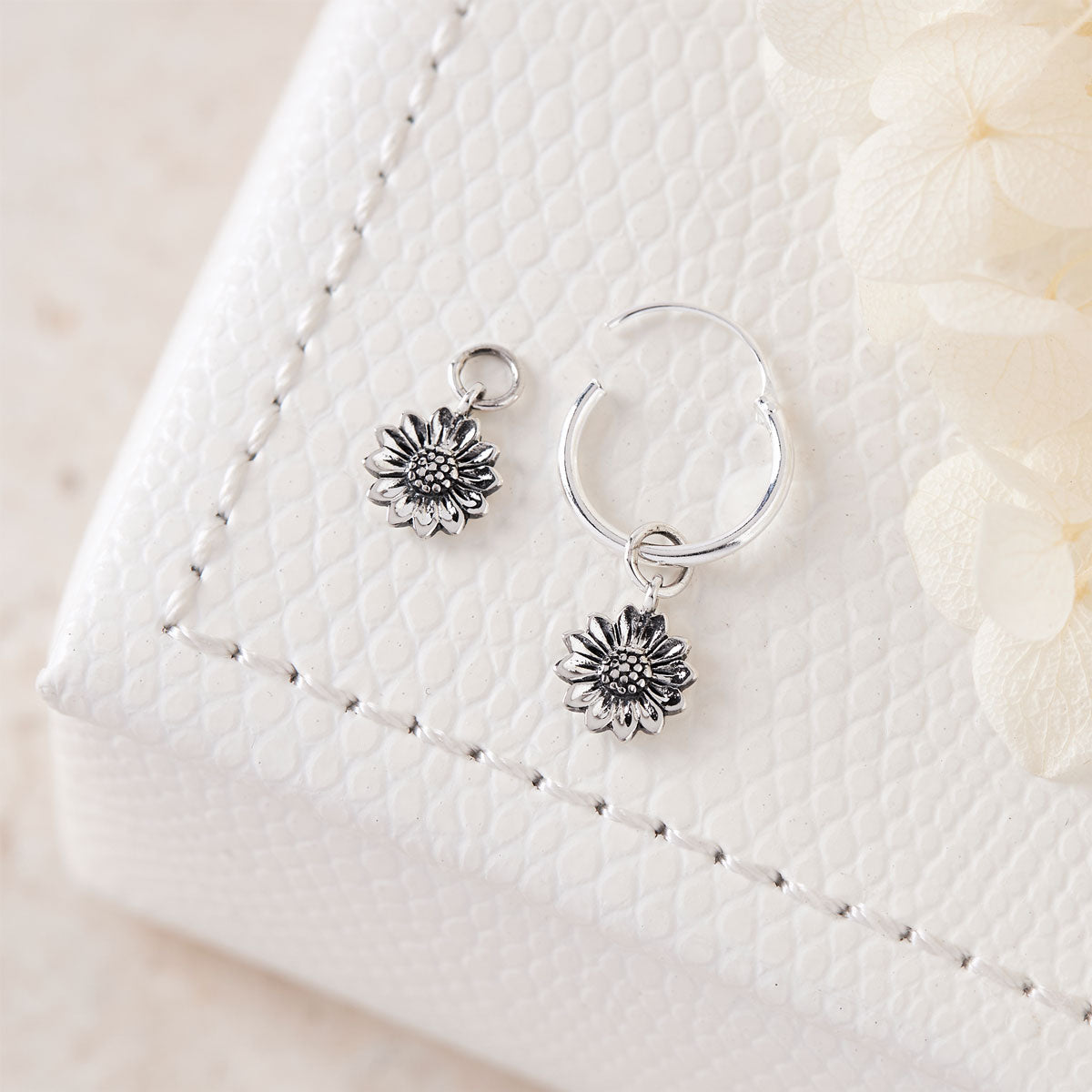 Dainty Sunflower Ear Charms