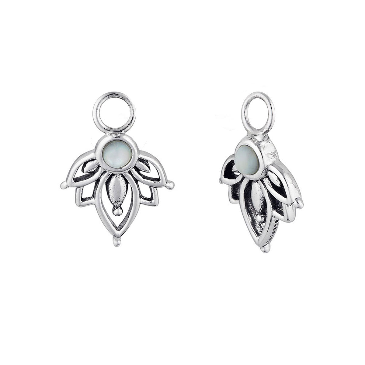 Lotus Shell Ear Charms