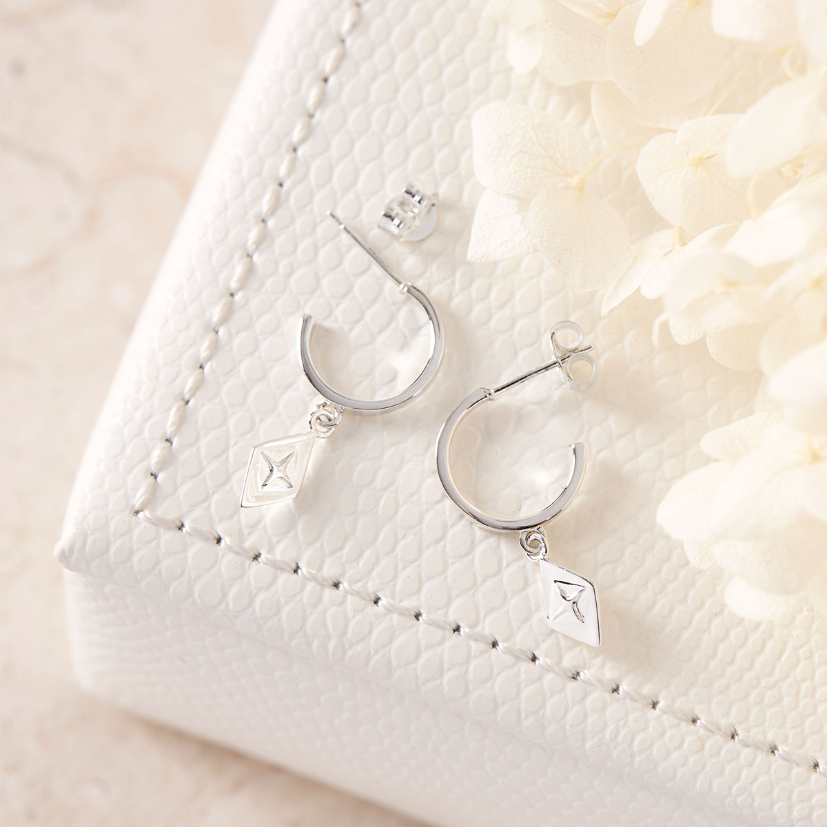 Celestial Diamond Hoop