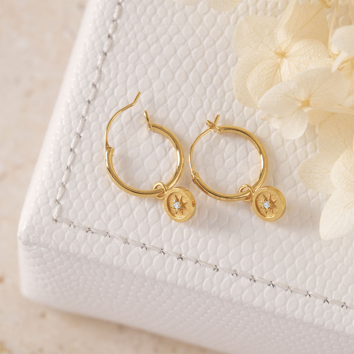 Asteria Hoops Gold