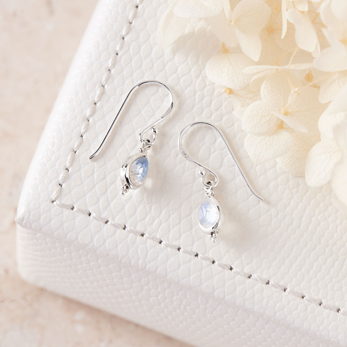 Serein Moonstone Earrings