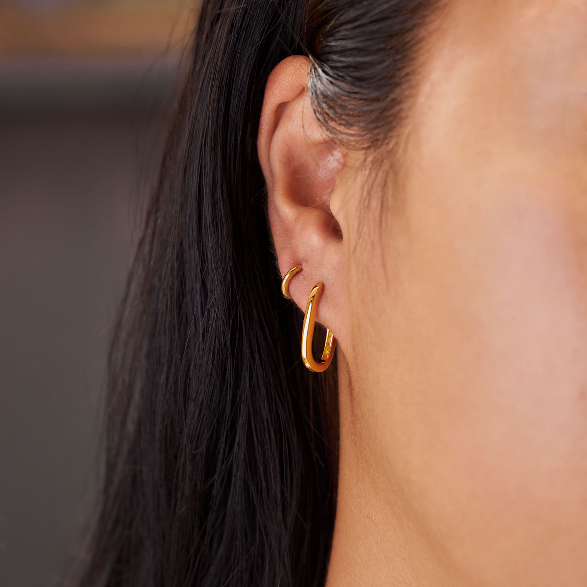 Eternity Huggies 18K Gold