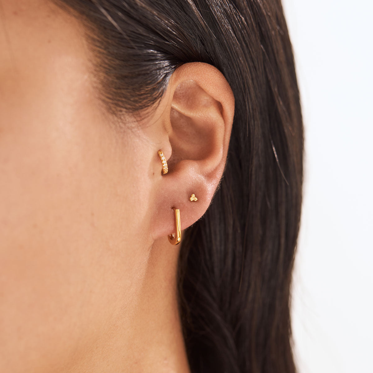 Eternity Huggies Small 18K Gold