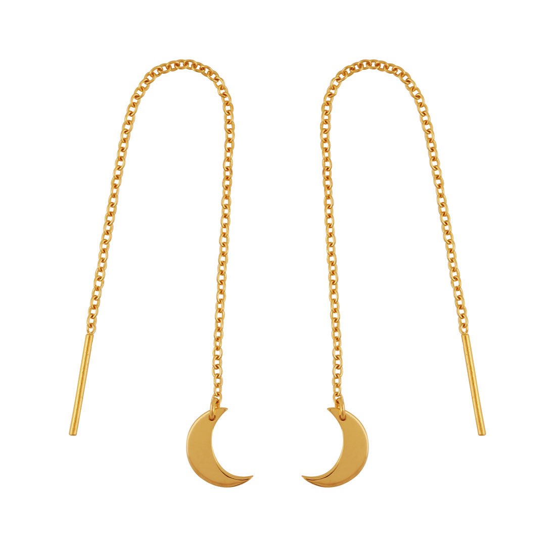 Moon Crescent Threaders Gold