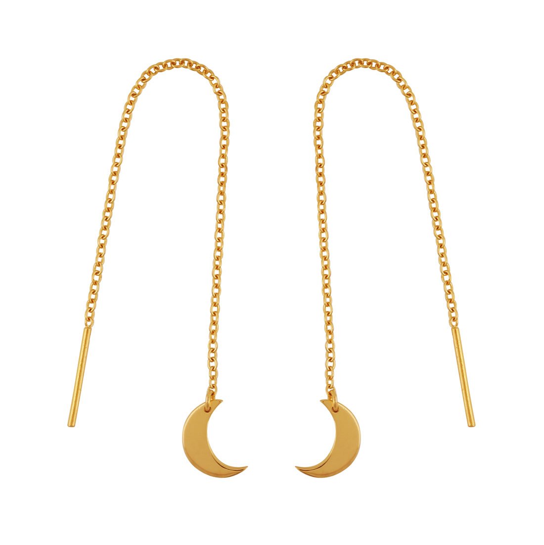 Moon Crescent Threaders Gold