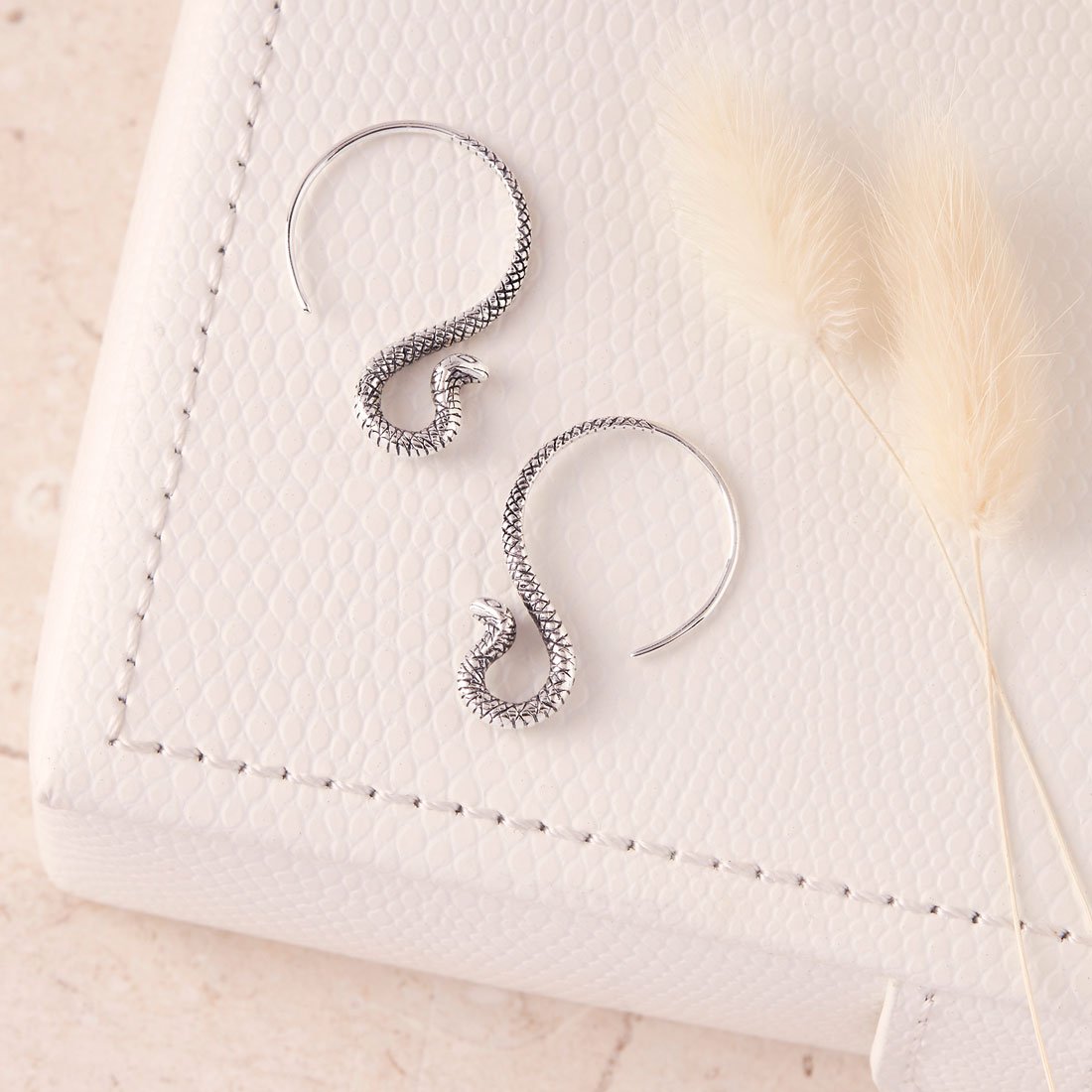 Cobra Hoop Earrings