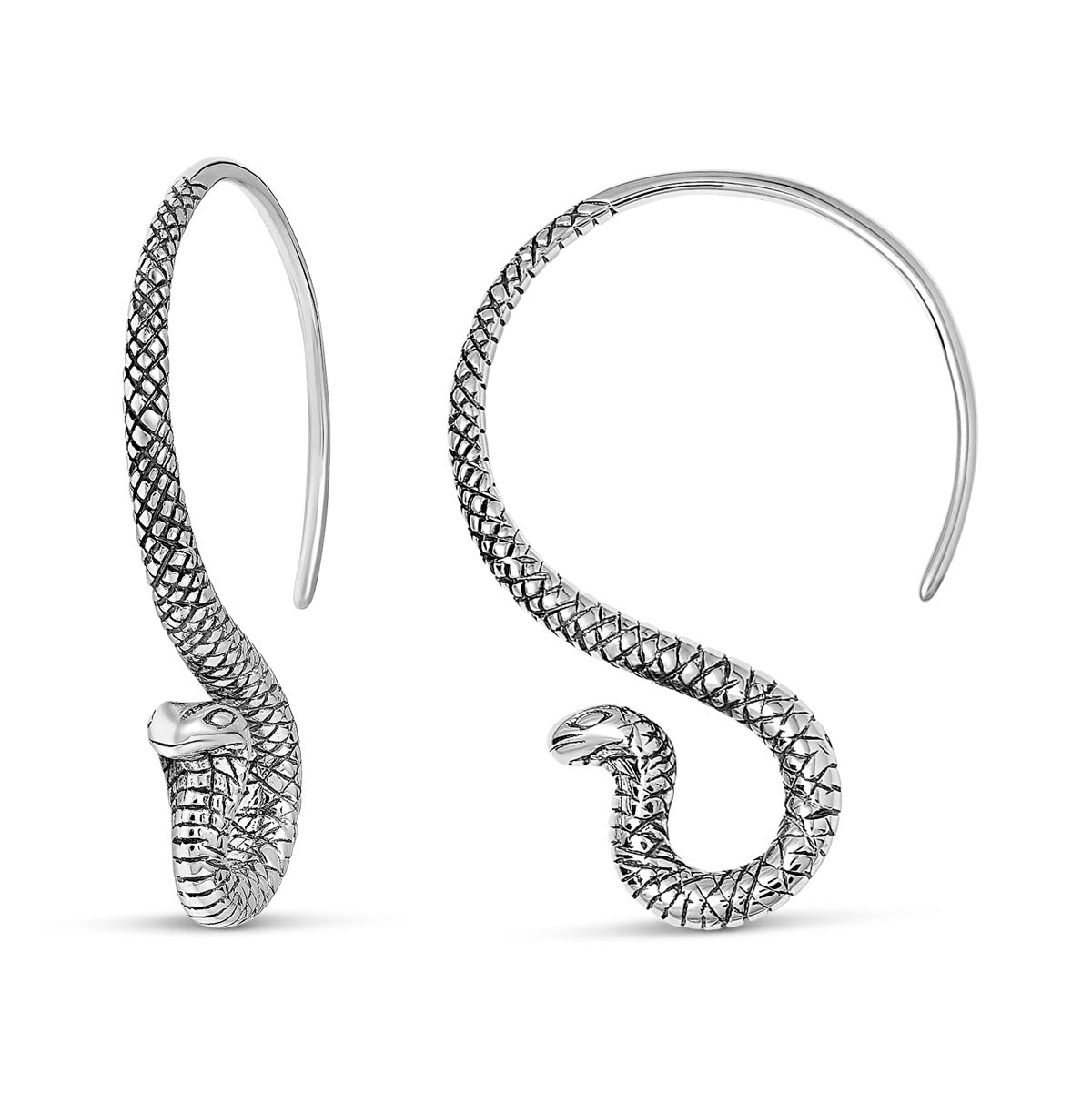 Cobra Hoop Earrings