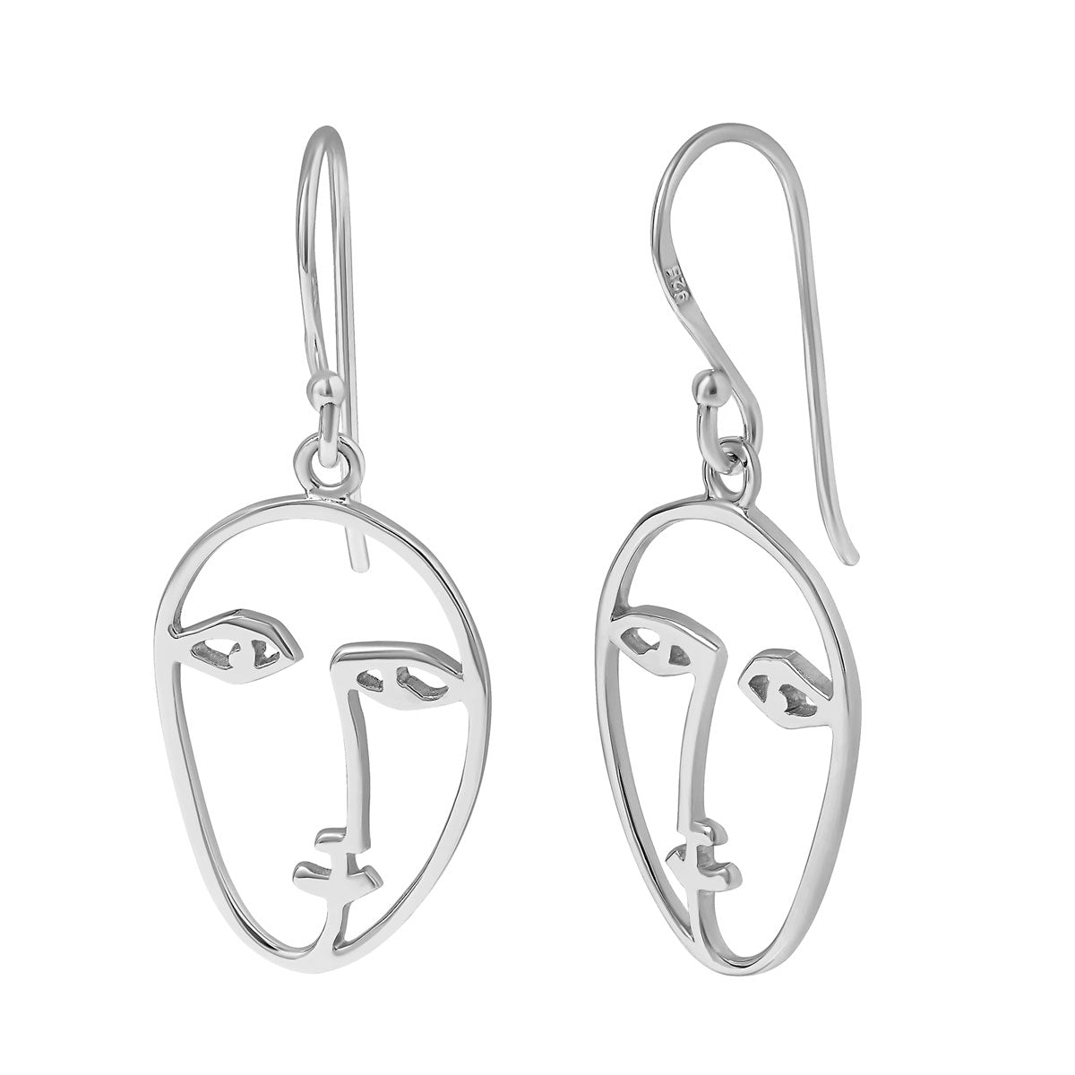 Picasso Face Earrings