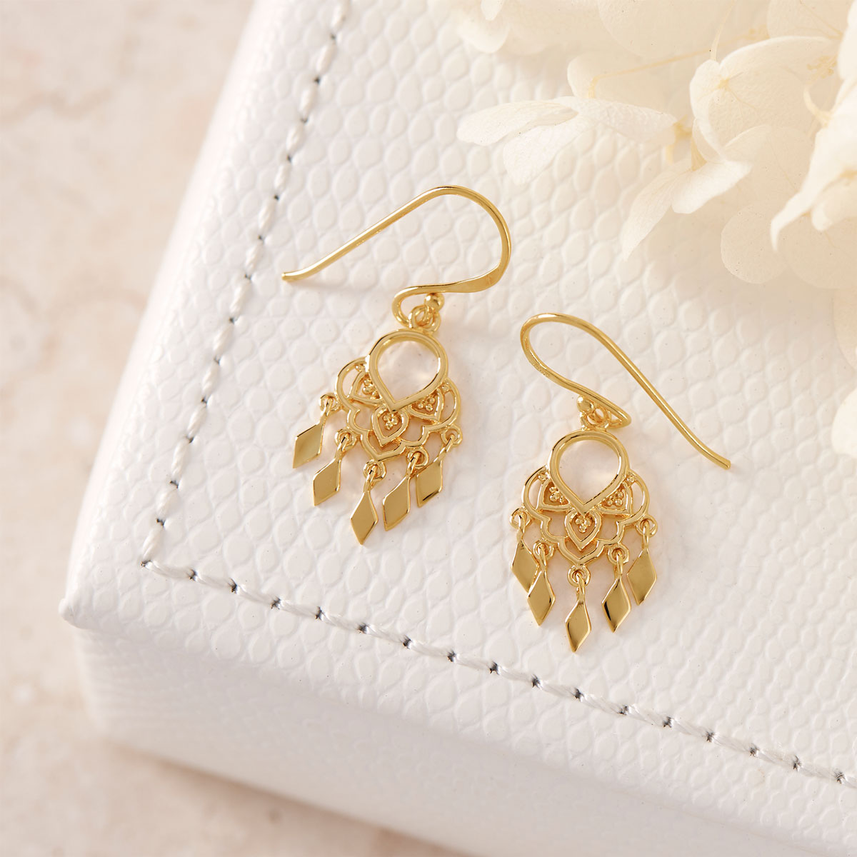 Jaipur Earrings Gold