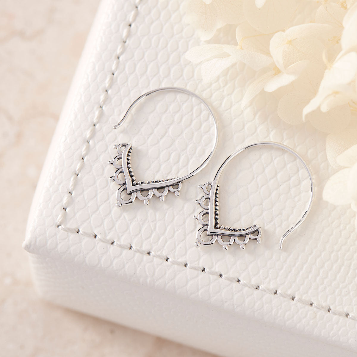 Delicate Henna Hoops