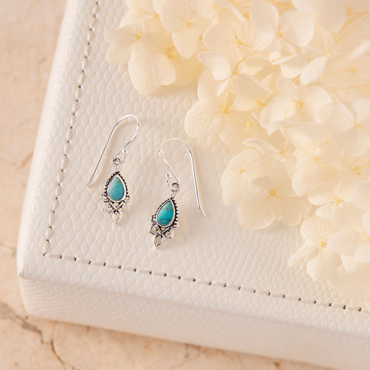 Templar Turquoise Drop Earrings