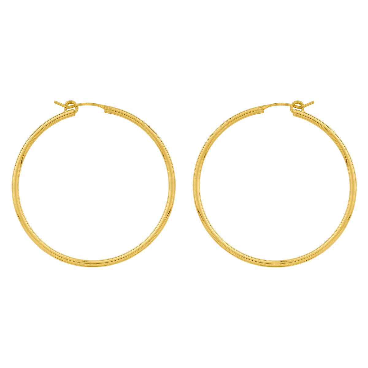 Large Hoop Sleepers 18K Gold