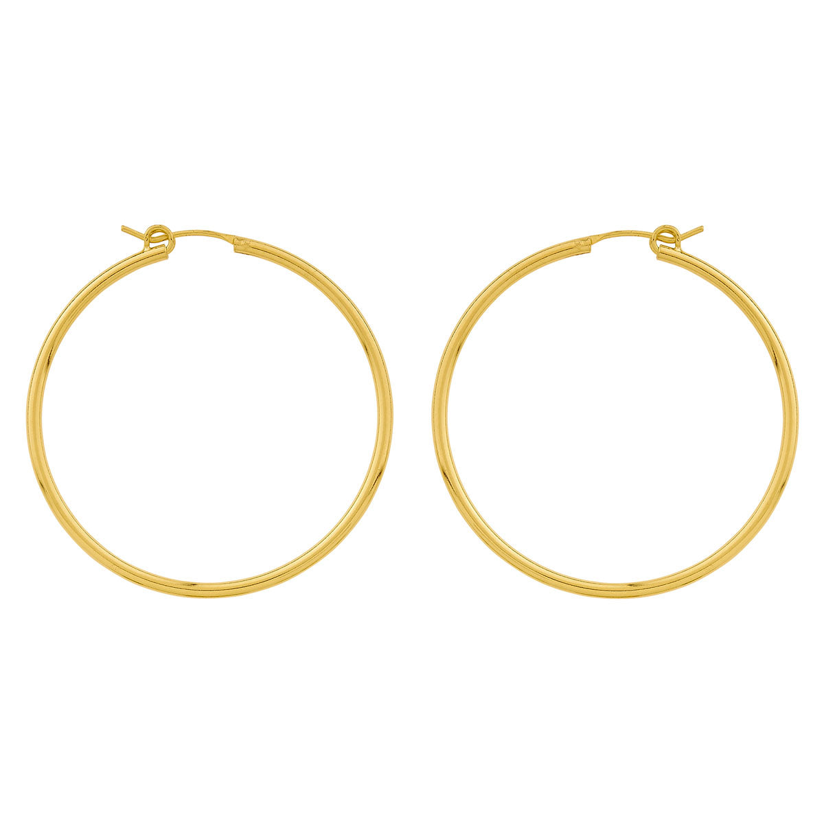 Large Hoop Sleepers 14K Gold