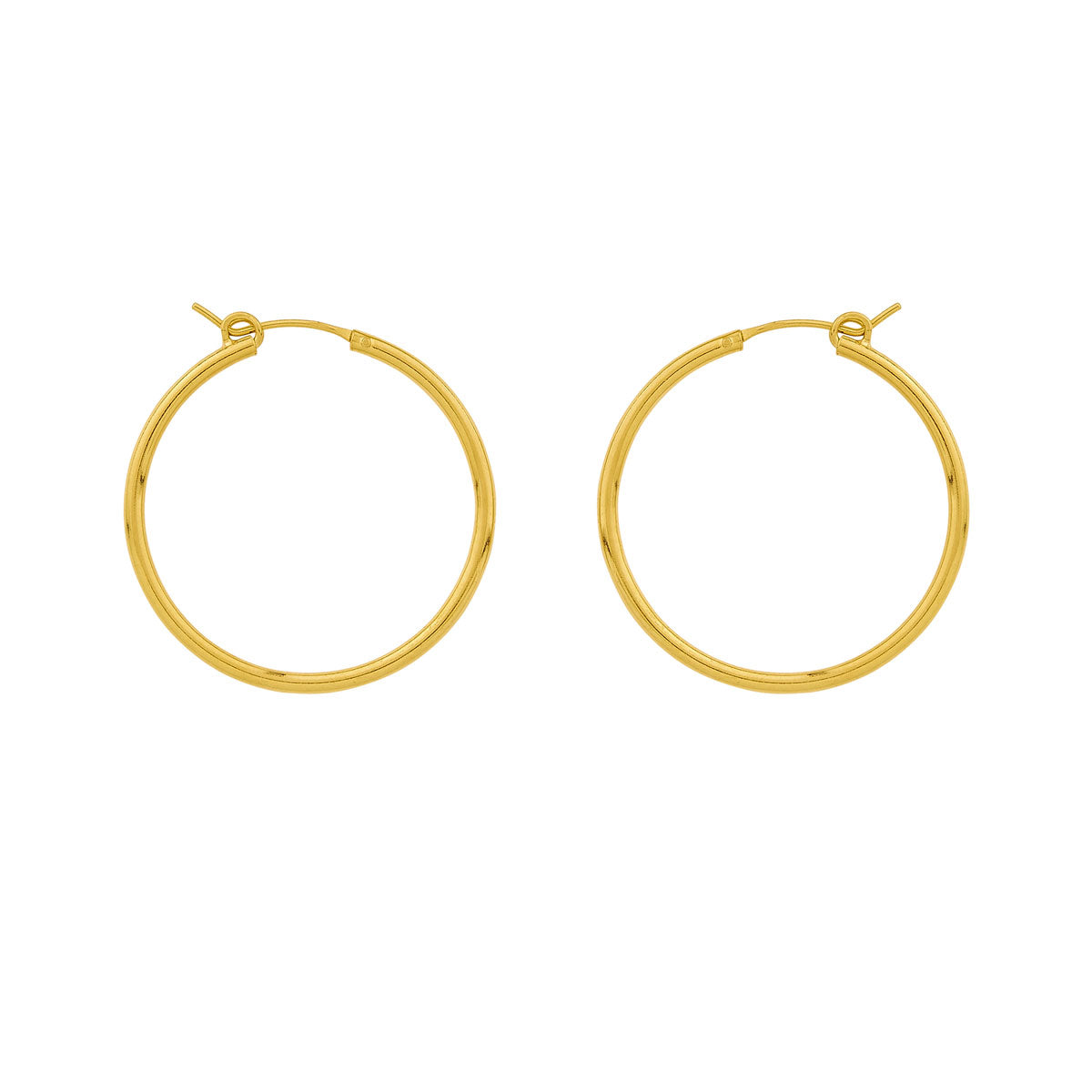 Medium Hoop Sleepers 18K Gold