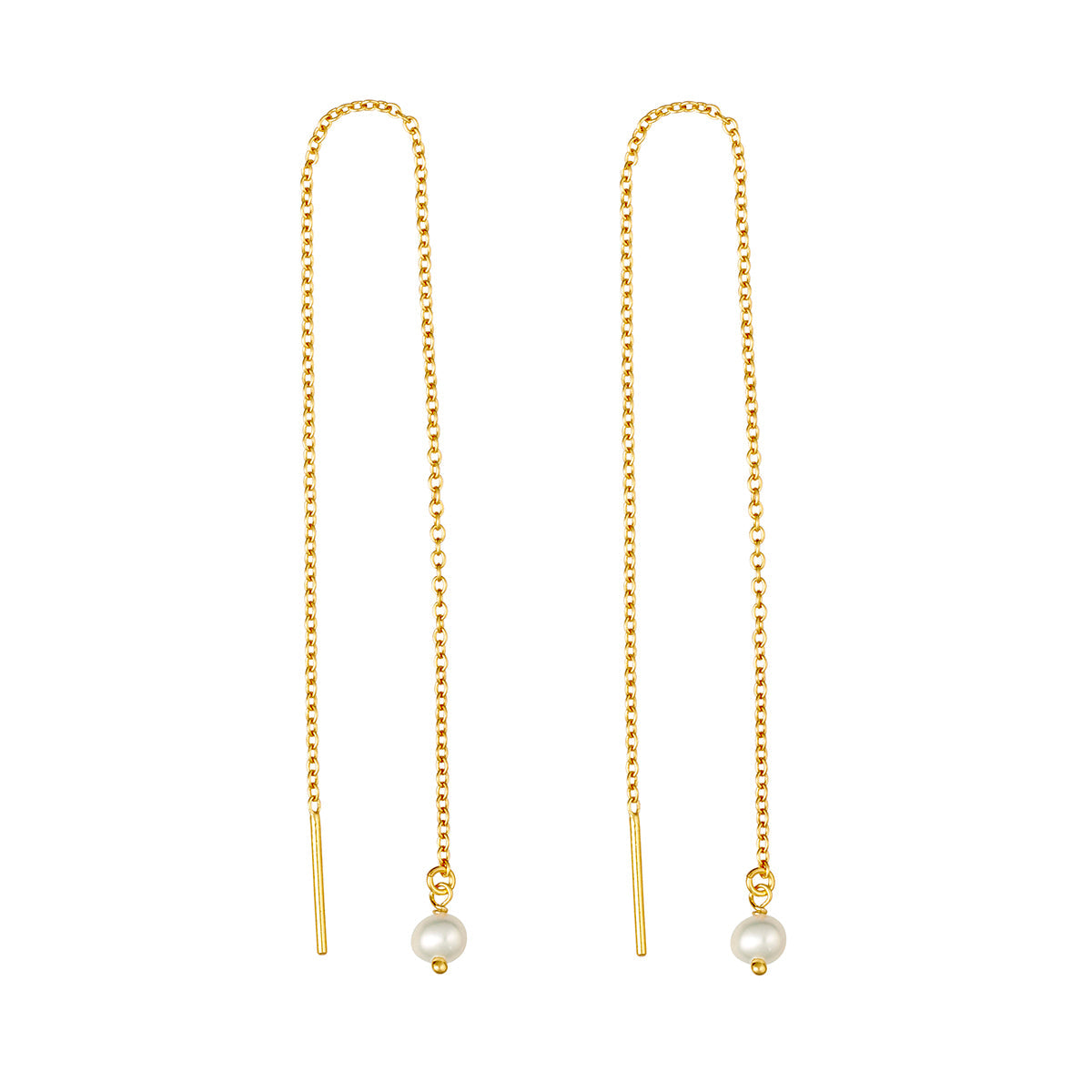 Dainty Pearl Threaders Gold