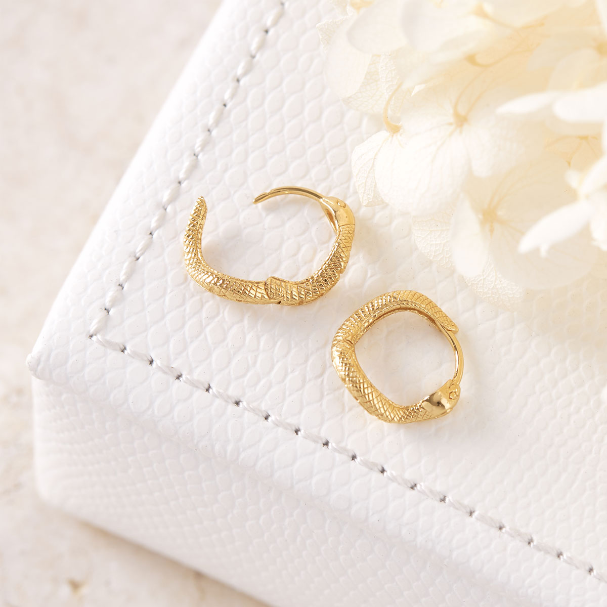 Mystic Serpent Huggies Gold