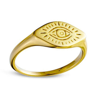 All Seeing Eye Gold Ring - 4