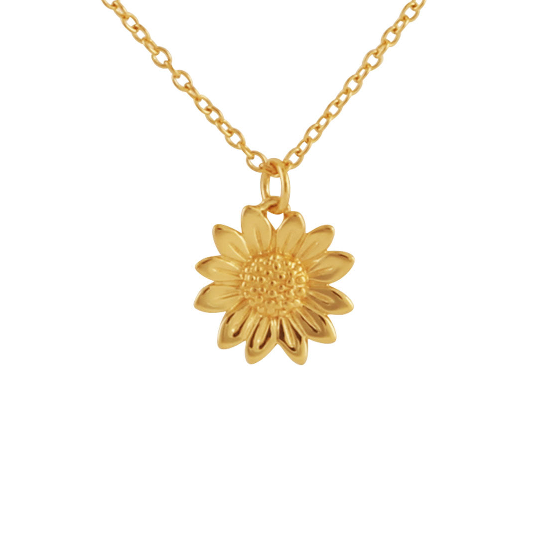 Blossoming Sunflower Choker Gold