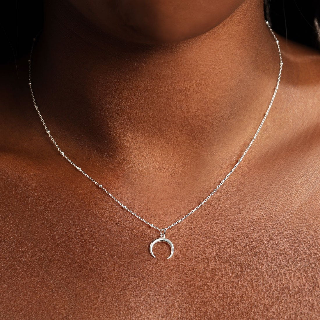 Petite Moon Illusion Necklace