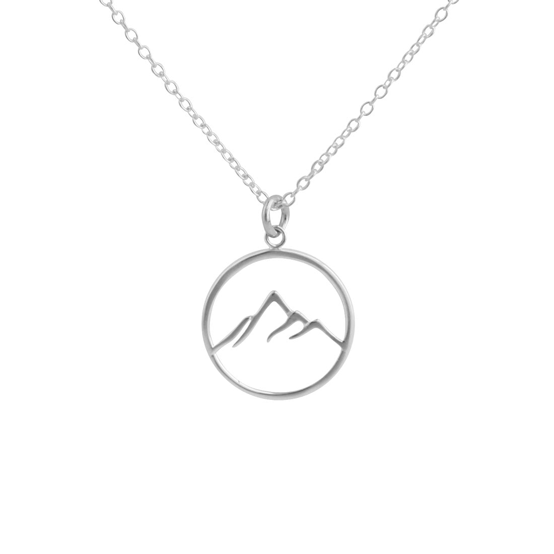 Sierra Peaks Mountain Necklace